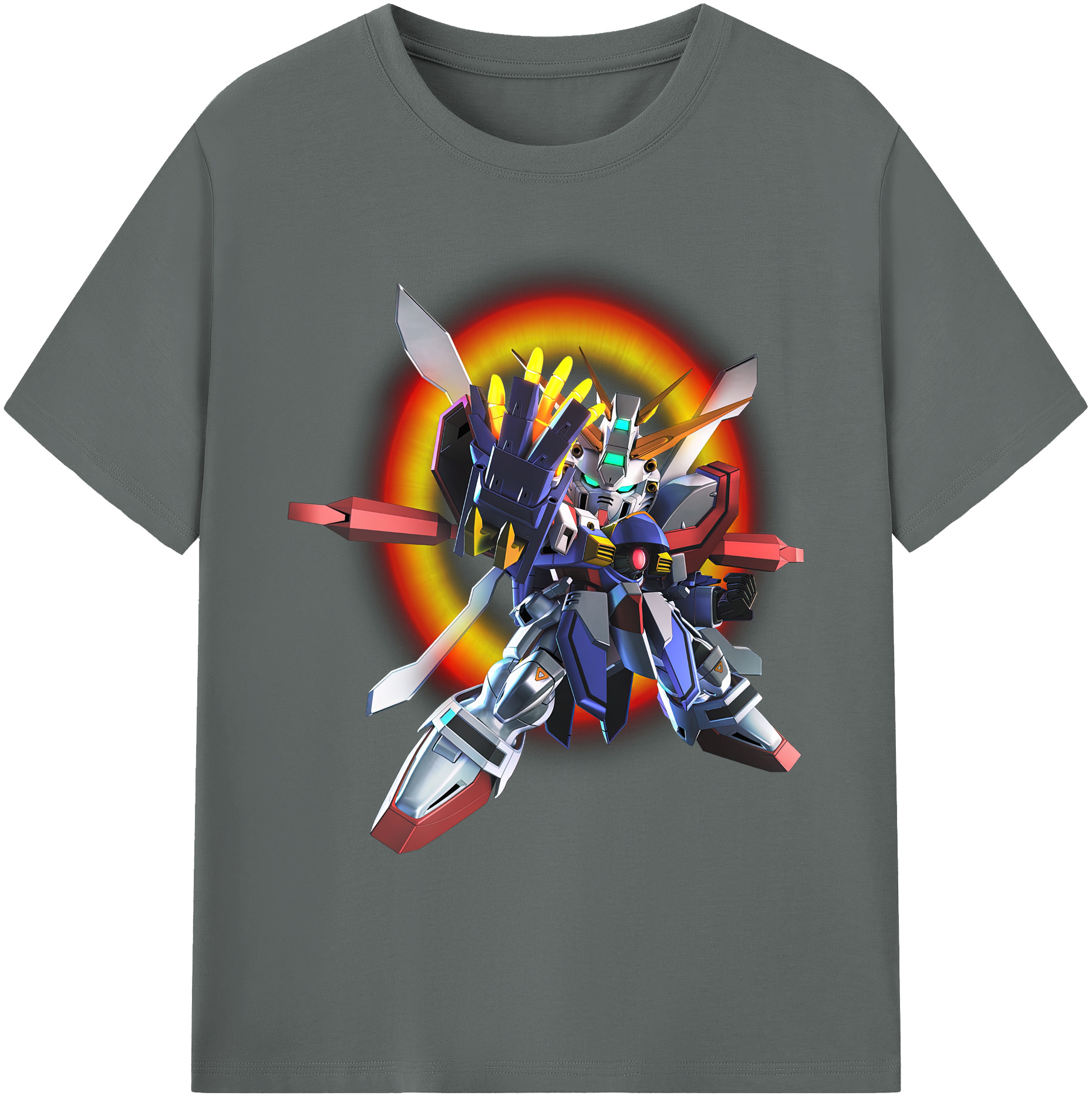 （画像用） 機動戦士ガンダム Mobile Suit Gundam 綿100％ メンズ半袖Tシャツ｜肌触りやわらか＆通気性